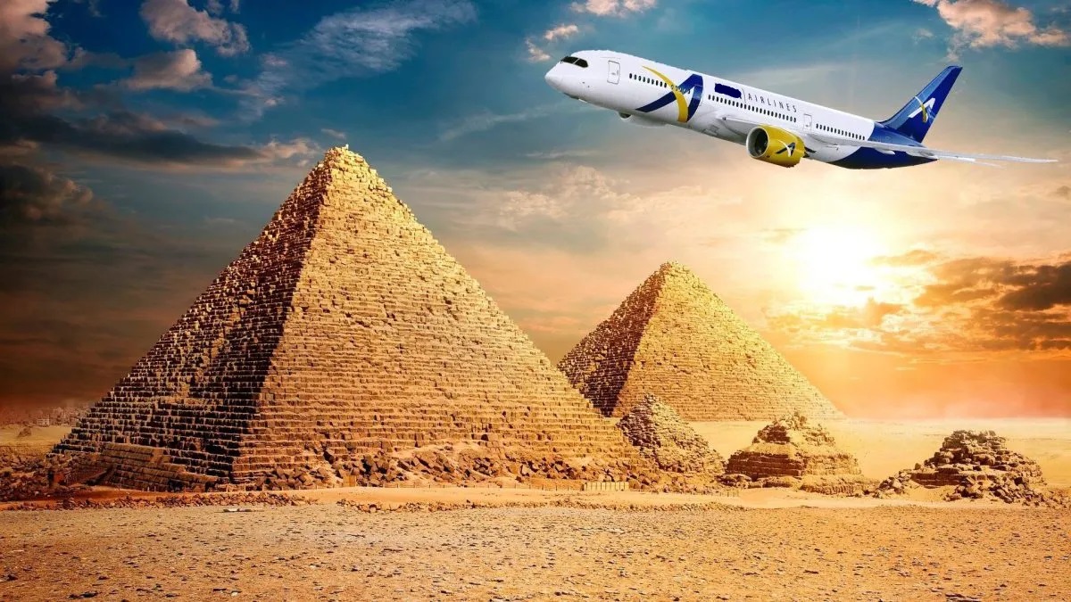 Cairo and the Pyramids by plane from Sharm El Sheikh